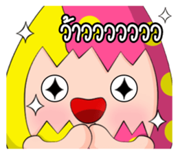 Bonlin egg & GJ pumpkin (Thai Edition) sticker #7274636