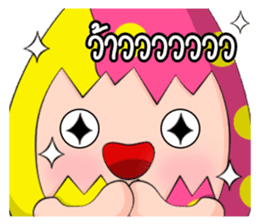Bonlin egg & GJ pumpkin (Thai Edition) sticker #7274636