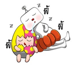 Bonlin egg & GJ pumpkin (Thai Edition) sticker #7274644