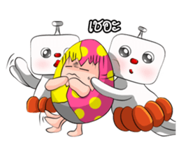 Bonlin egg & GJ pumpkin (Thai Edition) sticker #7274650