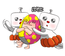 Bonlin egg & GJ pumpkin (Thai Edition) sticker #7274650