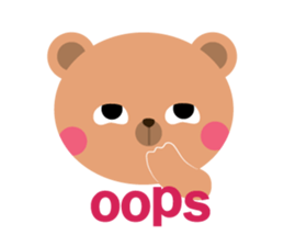 call me bear sticker #7275400