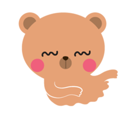 call me bear sticker #7275404