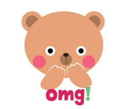 call me bear sticker #7275407