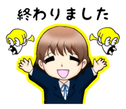 Relatively Polite HIGH SCHOOL GIRL sticker #7275506