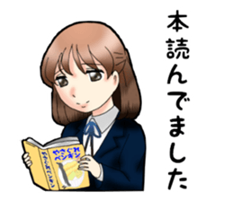 Relatively Polite HIGH SCHOOL GIRL sticker #7275509