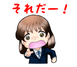 Relatively Polite HIGH SCHOOL GIRL sticker #7275520