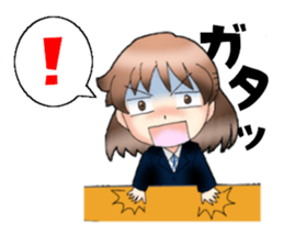 Relatively Polite HIGH SCHOOL GIRL sticker #7275522