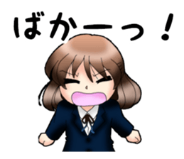 Relatively Polite HIGH SCHOOL GIRL sticker #7275525
