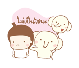 little sweetie elephant sticker #7275710