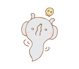 little sweetie elephant sticker #7275727