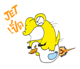 J the Crocodile V.2 sticker #7275835