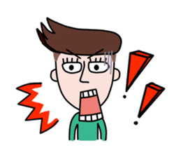 Somtuk : Smiling Boy. sticker #7276274