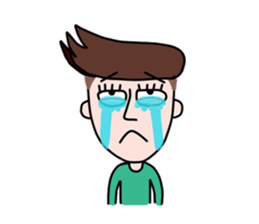 Somtuk : Smiling Boy. sticker #7276278