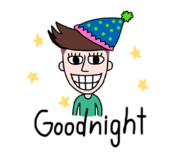 Somtuk : Smiling Boy. sticker #7276290