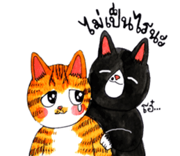 Cats Family by Kamijn sticker #7276833