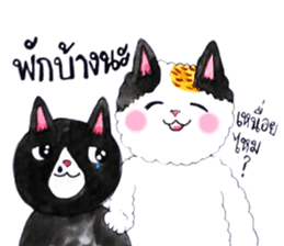 Cats Family by Kamijn sticker #7276852