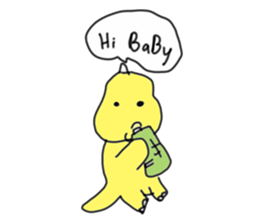 Dino Cute sticker #7276890