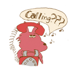 poor wolf sticker #7276954