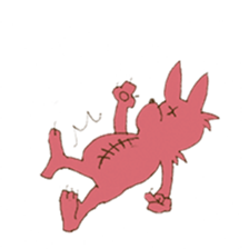 poor wolf sticker #7276958