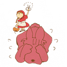 poor wolf sticker #7276962