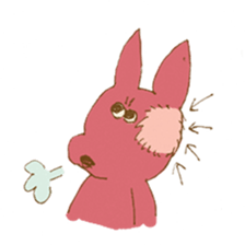 poor wolf sticker #7276963