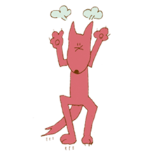 poor wolf sticker #7276964