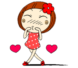 Castor bean-chan 5 sticker #7277334