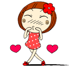 Castor bean-chan 5 sticker #7277334