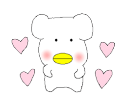 White frog sticker #7277788