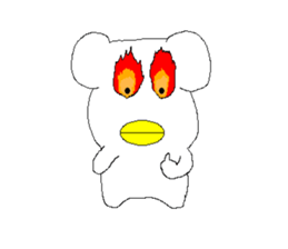 White frog sticker #7277789