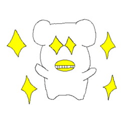 White frog sticker #7277790