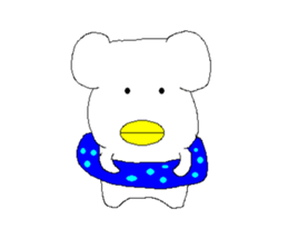 White frog sticker #7277791