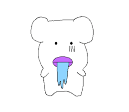 White frog sticker #7277792