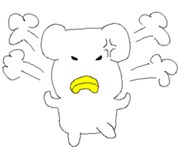 White frog sticker #7277794