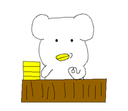 White frog sticker #7277802