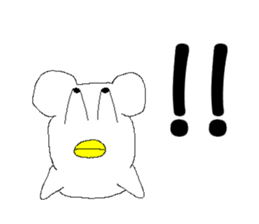 White frog sticker #7277810