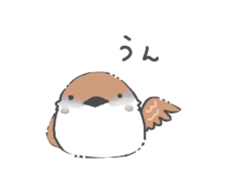 Healing of the sparrow sticker #7277896