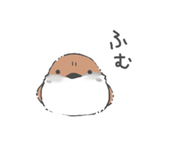 Healing of the sparrow sticker #7277902