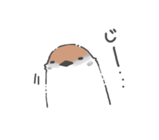 Healing of the sparrow sticker #7277909