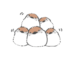 Healing of the sparrow sticker #7277911