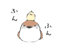 Healing of the sparrow sticker #7277917