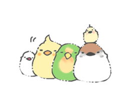 Healing of the sparrow sticker #7277919