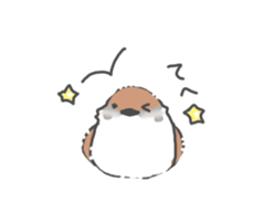 Healing of the sparrow sticker #7277926