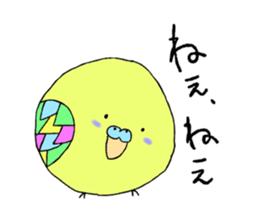 Daily life of parakeets sticker #7278063
