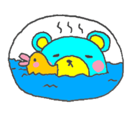 blue bear. sticker #7278212