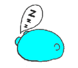 blue bear. sticker #7278214