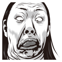 half-open eyes answer ver3 white