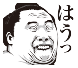 half-open eyes answer ver3 white sticker #7278260