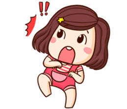 TuaGom : Choompoo pink [Eng] sticker #7278900